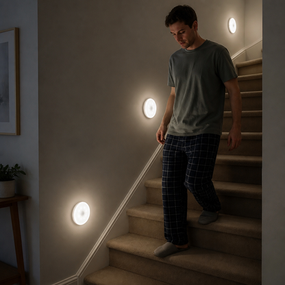 Rechargeable LED Sensor Light (4-Pack) – Magnetic and Automatic for Versatile Use