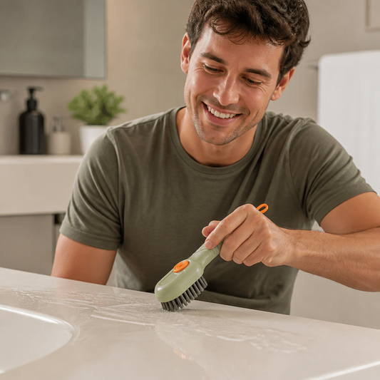 Multifunctional Cleaning Brush – With Integrated Liquid Dispenser for Versatile Applications