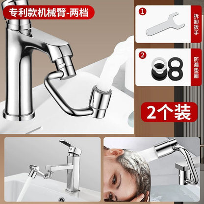 360° swivel tap extender with spray head – kitchen & bathroom use