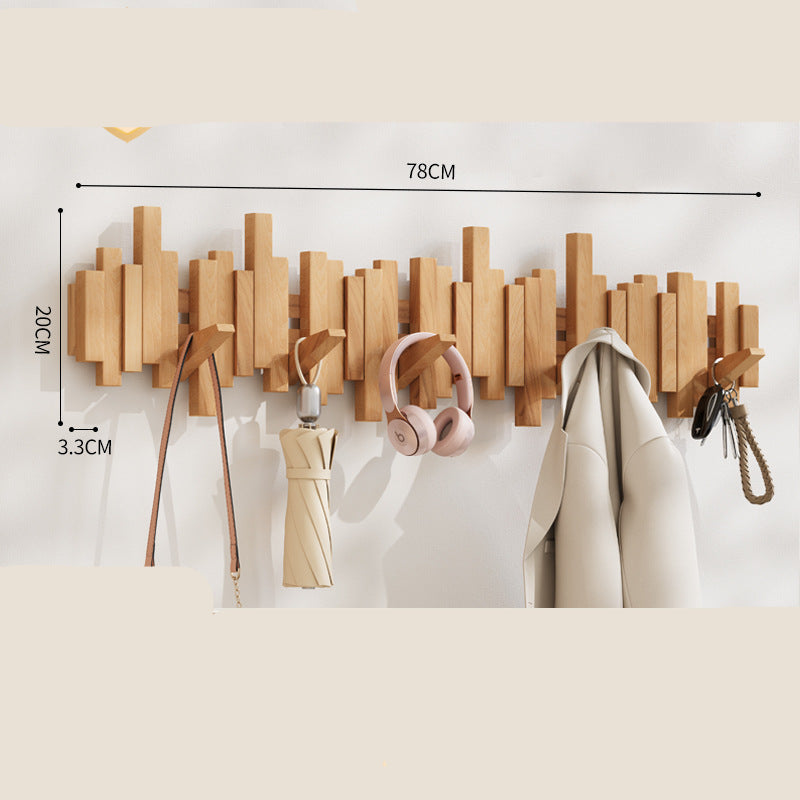 Wooden Piano Hook Rack