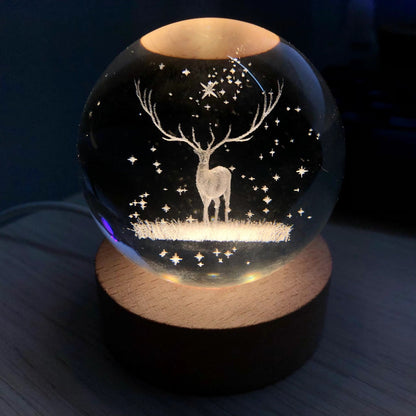 Luminous Moon Crystal Ball