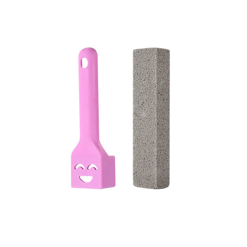 Extra-Long Handle Pumice Stone Toilet Cleaner for Limescale & Stubborn Stains