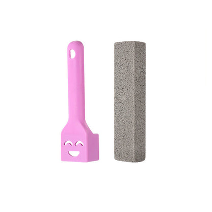 Extra-Long Handle Pumice Stone Toilet Cleaner for Limescale & Stubborn Stains