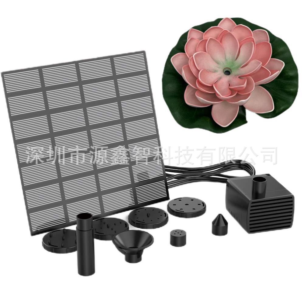 Solar-Powered Lotus Fountain – Floating Garden Fountain for Pool & Pond