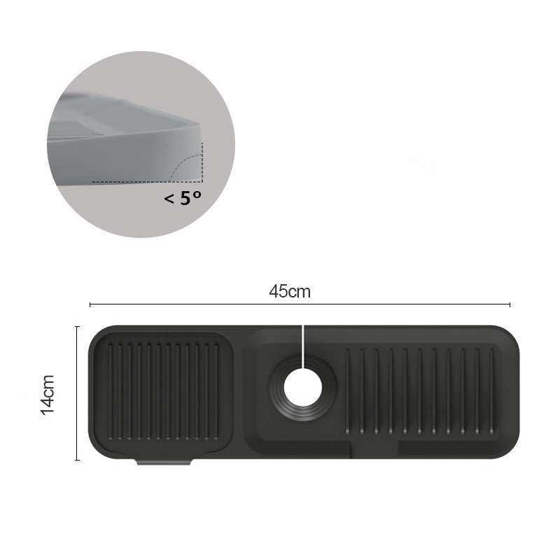 Silicone Splash Guard Drain Mat