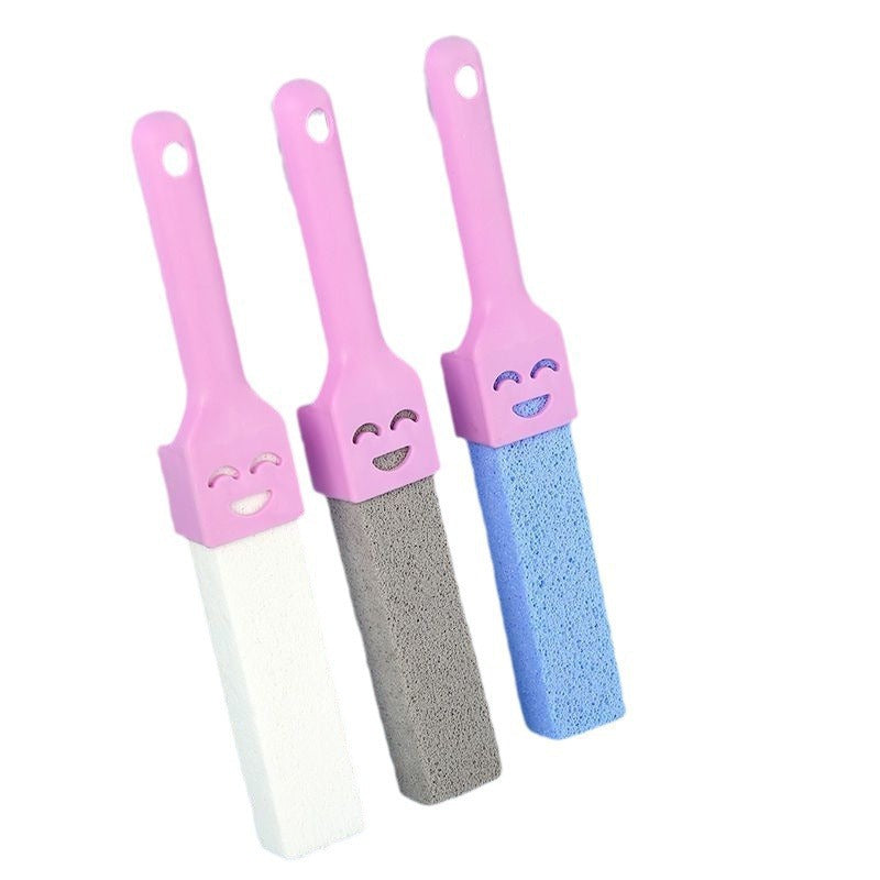 Extra-Long Handle Pumice Stone Toilet Cleaner for Limescale & Stubborn Stains