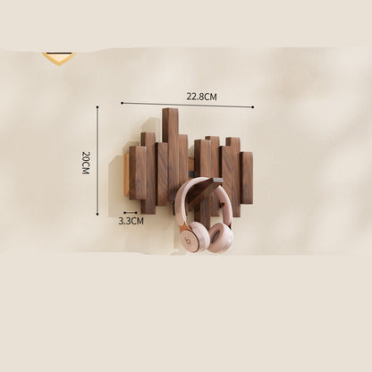 Wooden Piano Hook Rack