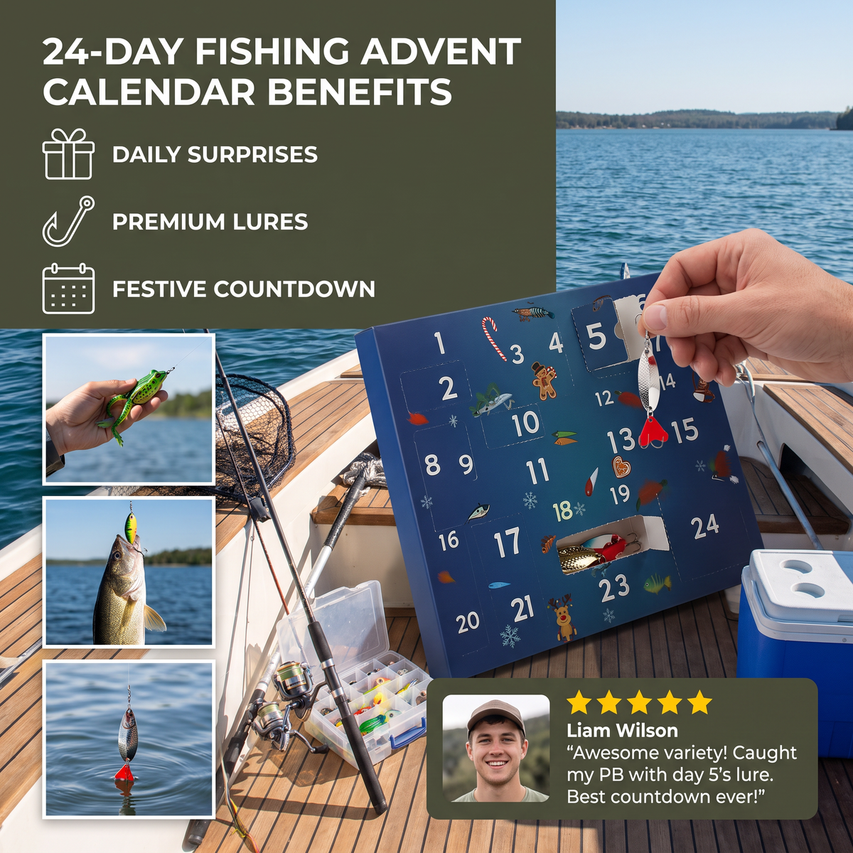 24-Day Fishing Advent Calendar