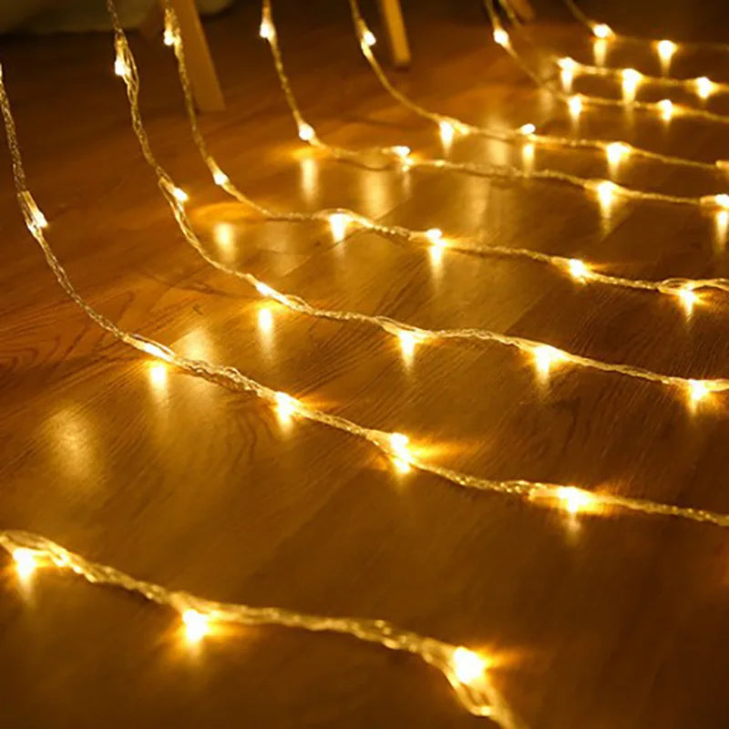 Led Light Curtain With Colour Change - Decorative Fairy Lights For Windows  Walls And Parties
