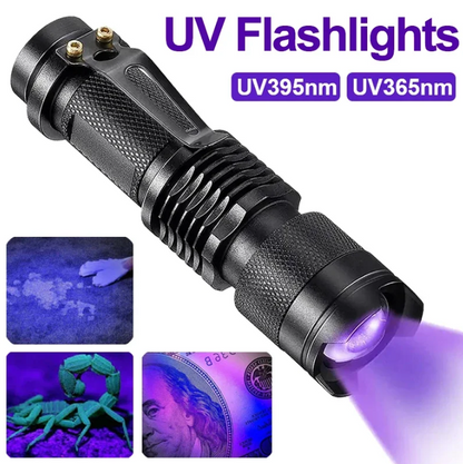 Uv Led Torch - Ultraviolet Light For Stain Detection And Pet Urine Detection