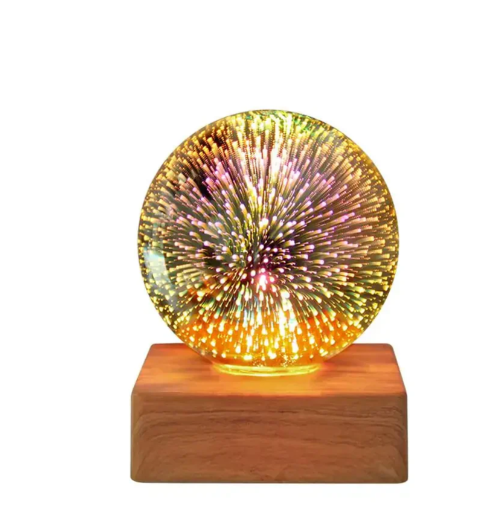 3D Firework Crystal Ball Lamp