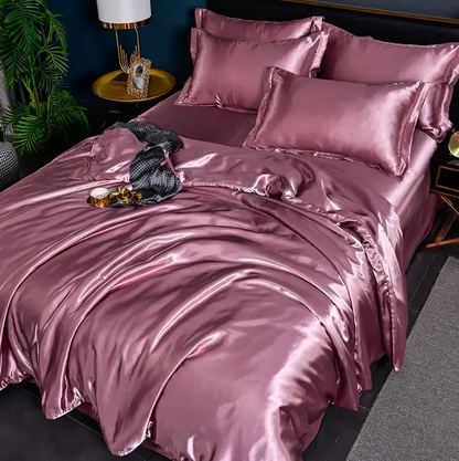 Premium Plain Satin Bed Linen