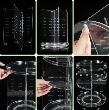 360° Rotating Makeup Storage Organizer