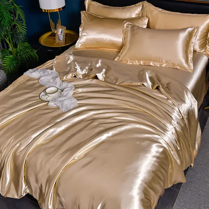 Premium Plain Satin Bed Linen