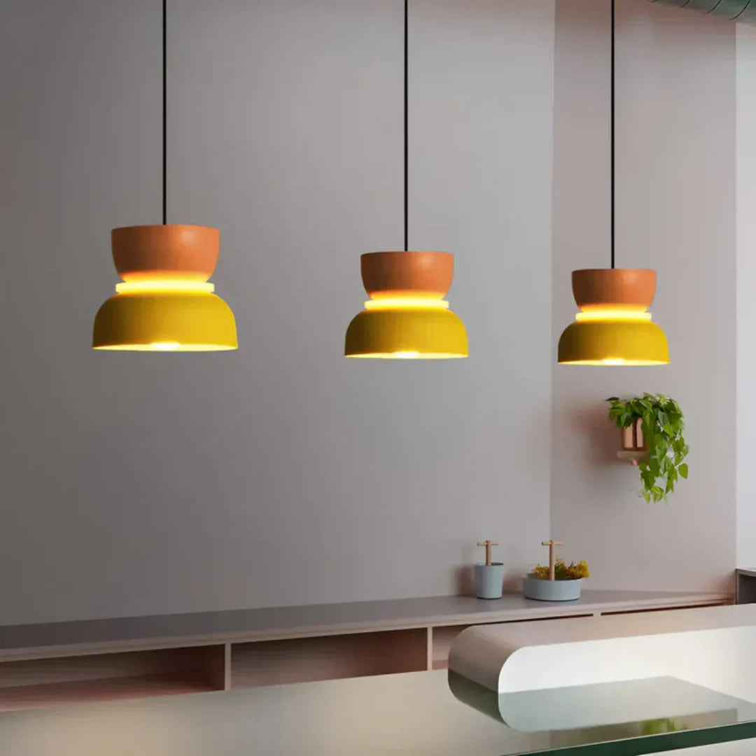 Colourful Macaron Design Led Pendant Lamp