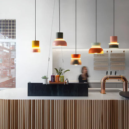 Colourful Macaron Design Led Pendant Lamp