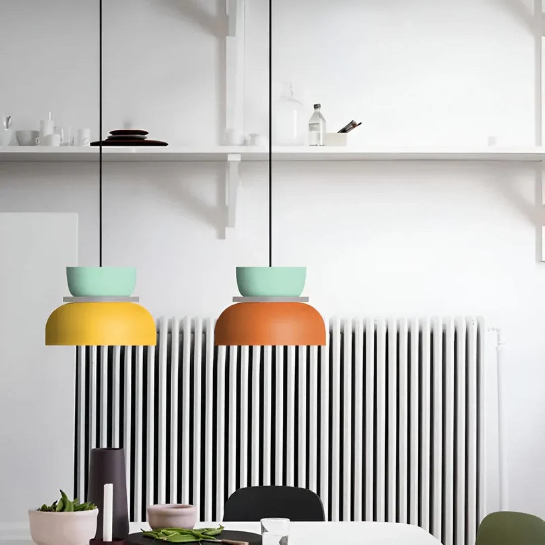 Colourful Macaron Design Led Pendant Lamp