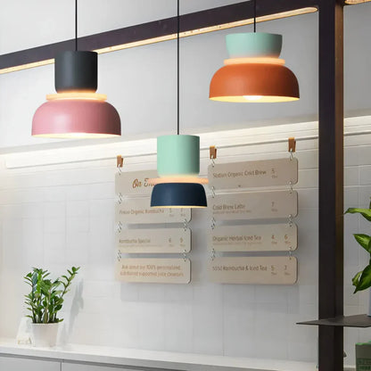 Colourful Macaron Design Led Pendant Lamp