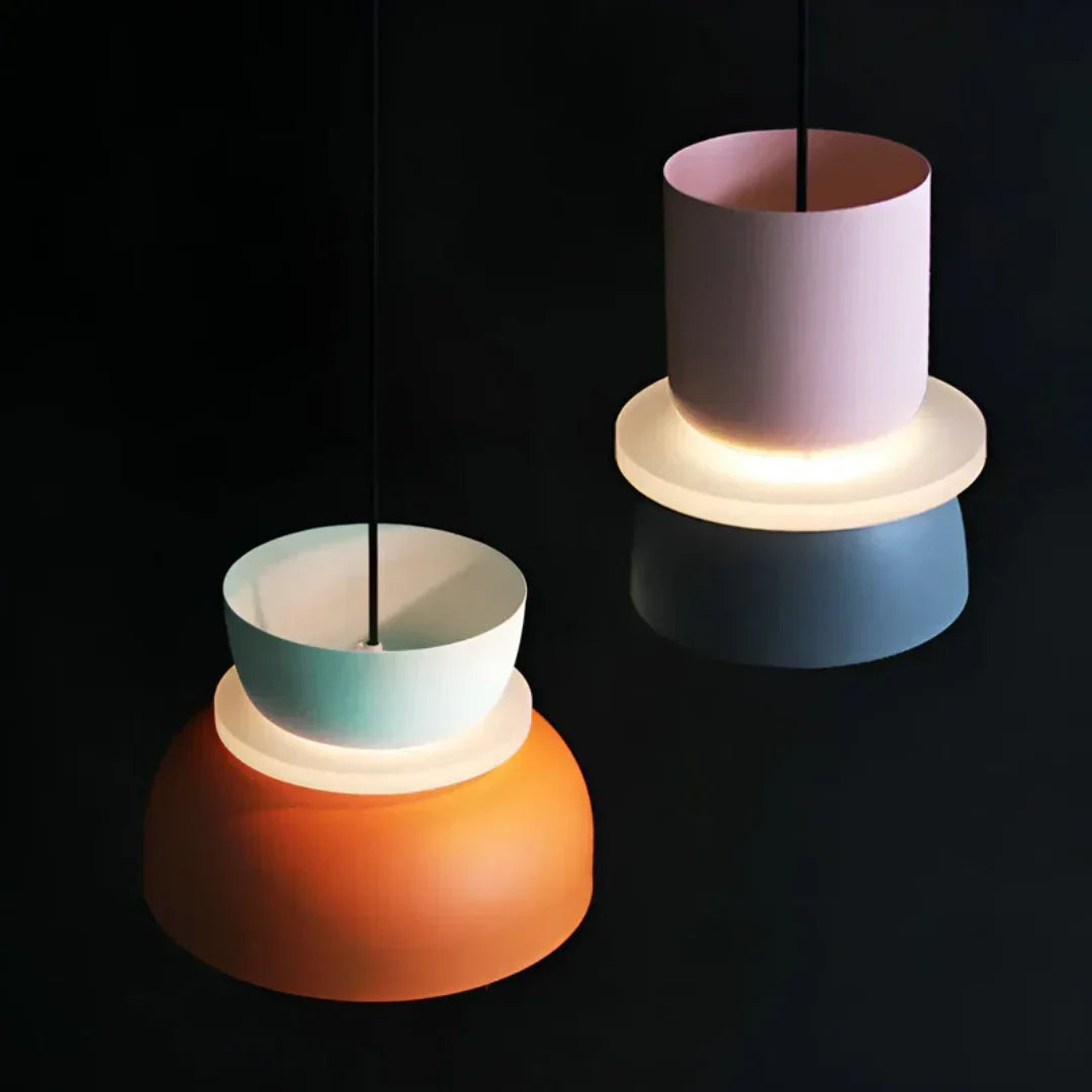 Colourful Macaron Design Led Pendant Lamp