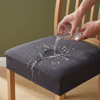 Waterproof Jacquard Chair Cushion Cover – Non-Slip & Easy Care