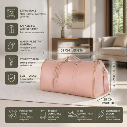 Travel Bag with Extra Space