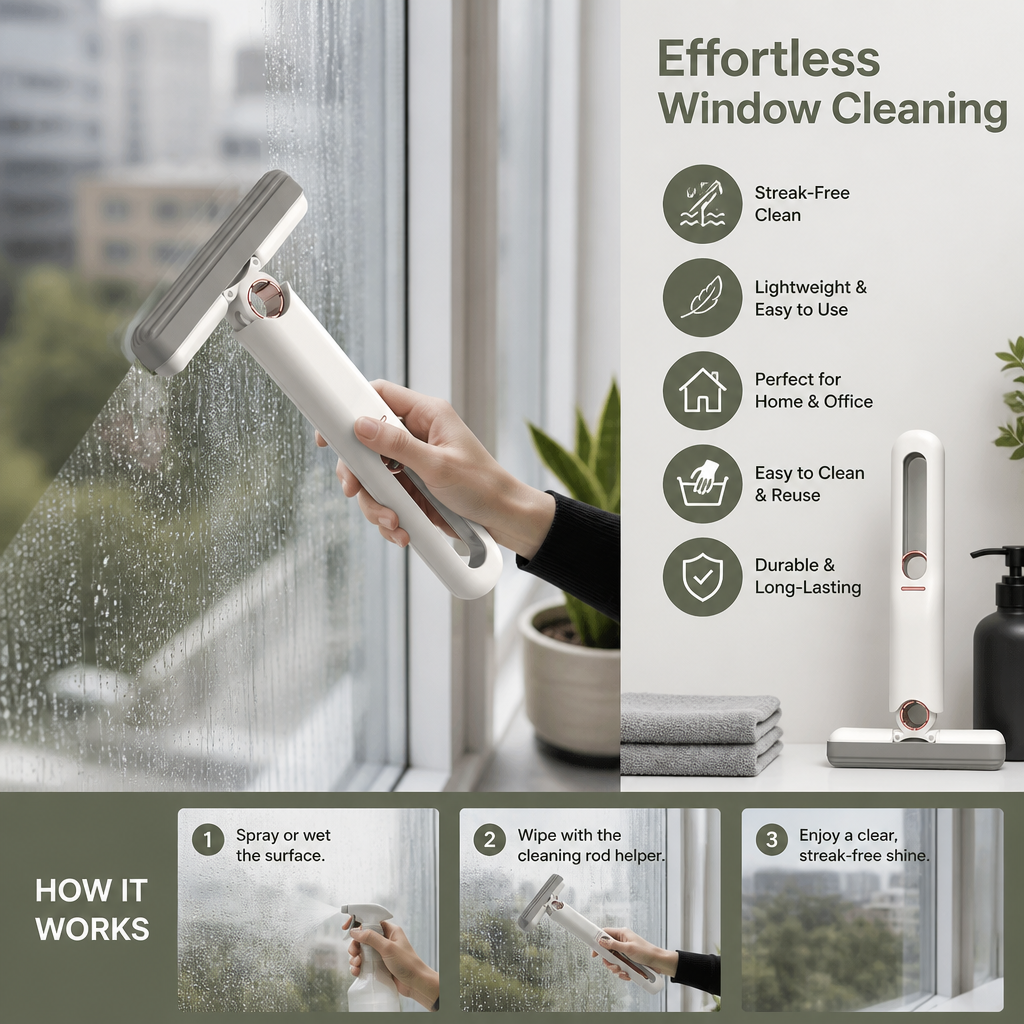 Practical Mini Cleaning Rod Helper