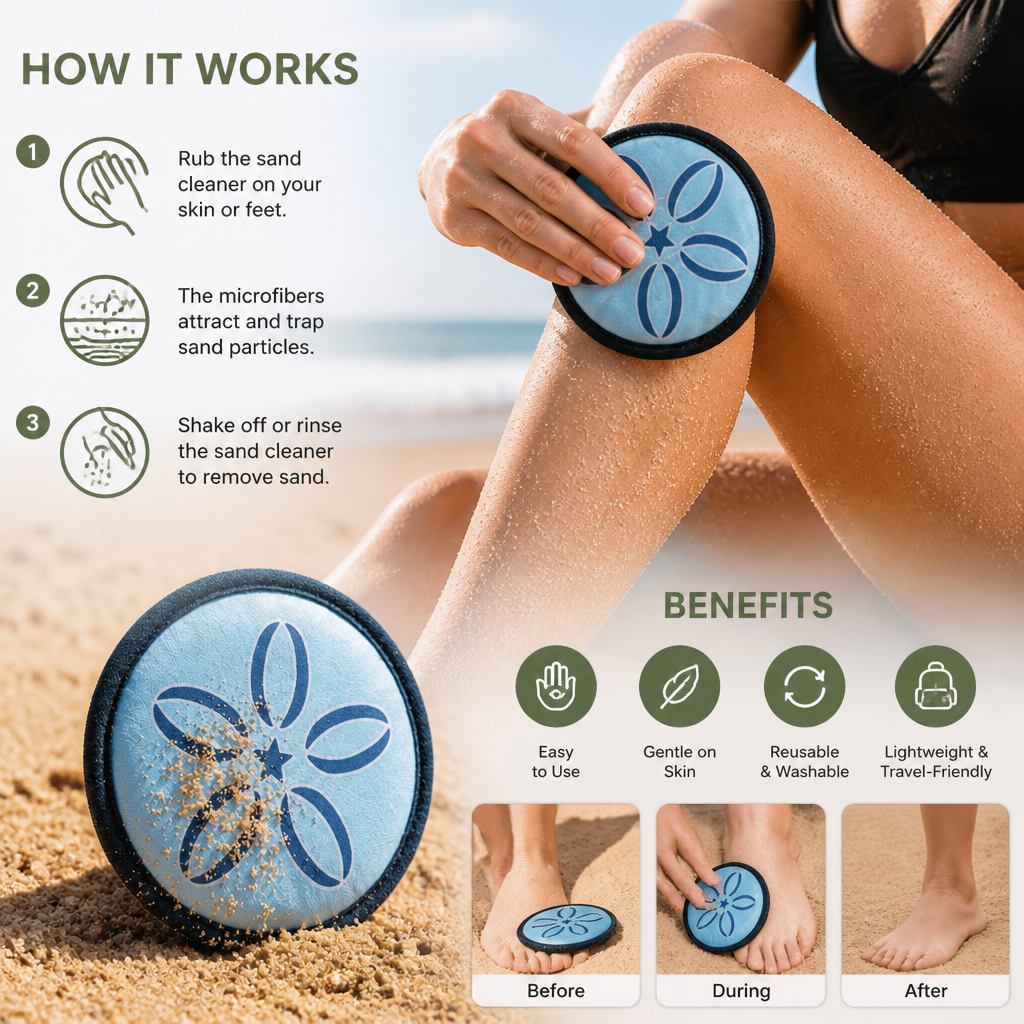 Beach Sand Cleaner – Practical Tool for Quick Sand Removal for Beach Activities