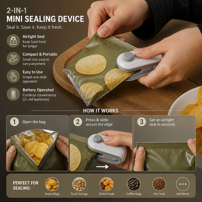 2-in-1 Mini Sealing Device