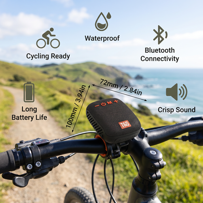 Wireless Bluetooth Speaker – Waterproof & Perfect for Cycling