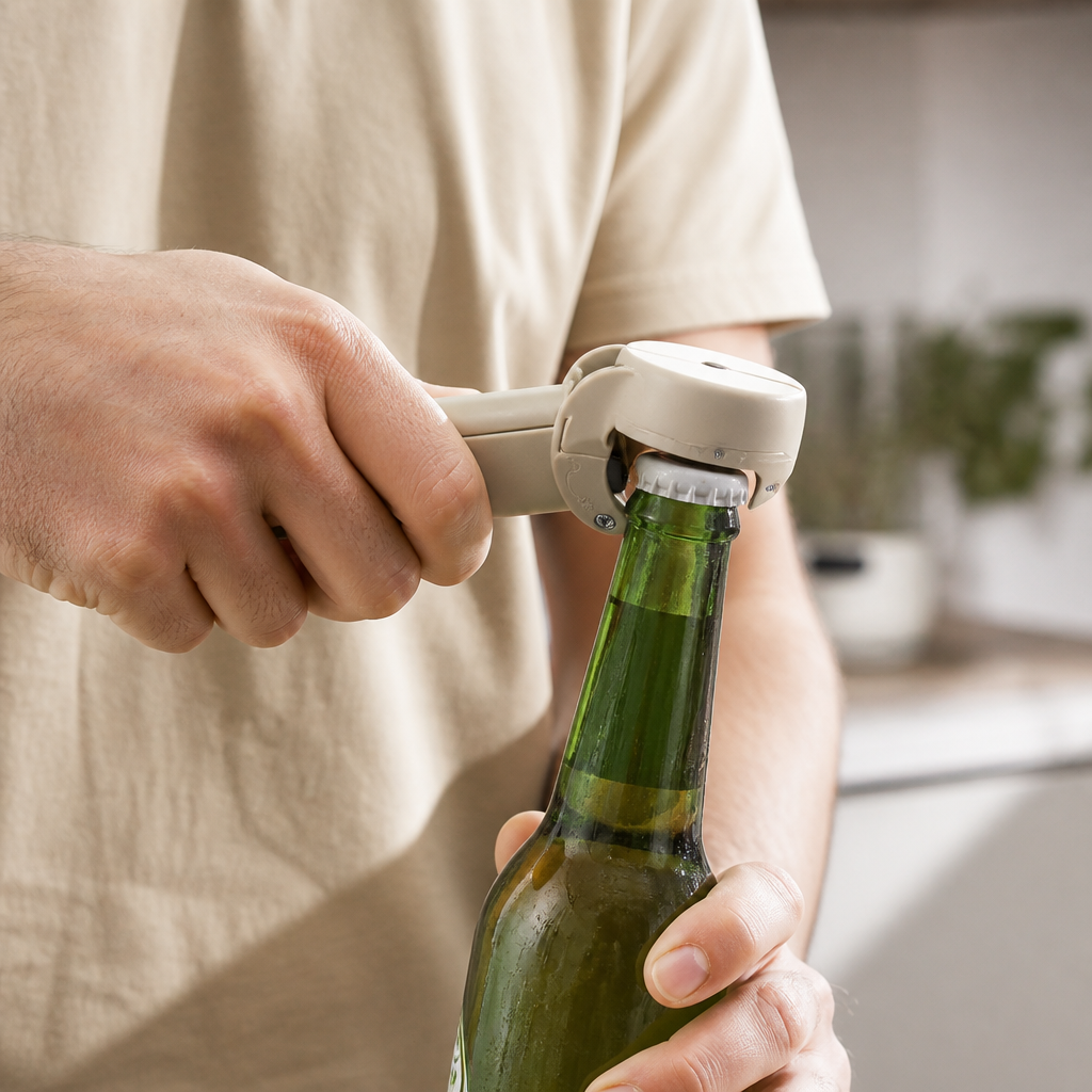 Multifunctional Stainless Steel All-in-One Opener