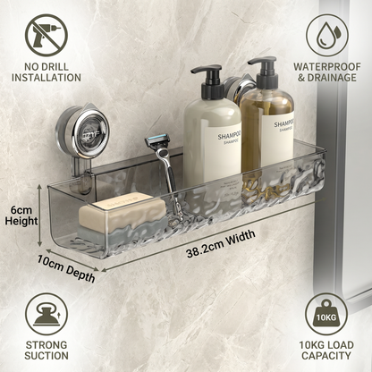 Bathroom Suction Cup Corner Shelf
