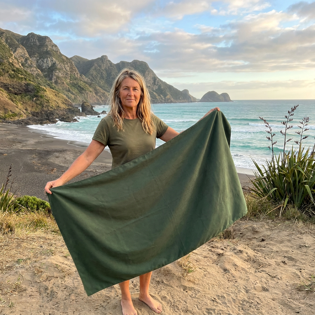 Extra Large Magnetic Bath Towel, Quick-Drying Beach Towel, Portable Outdoor Swimming Towel with Strong Water Absorption