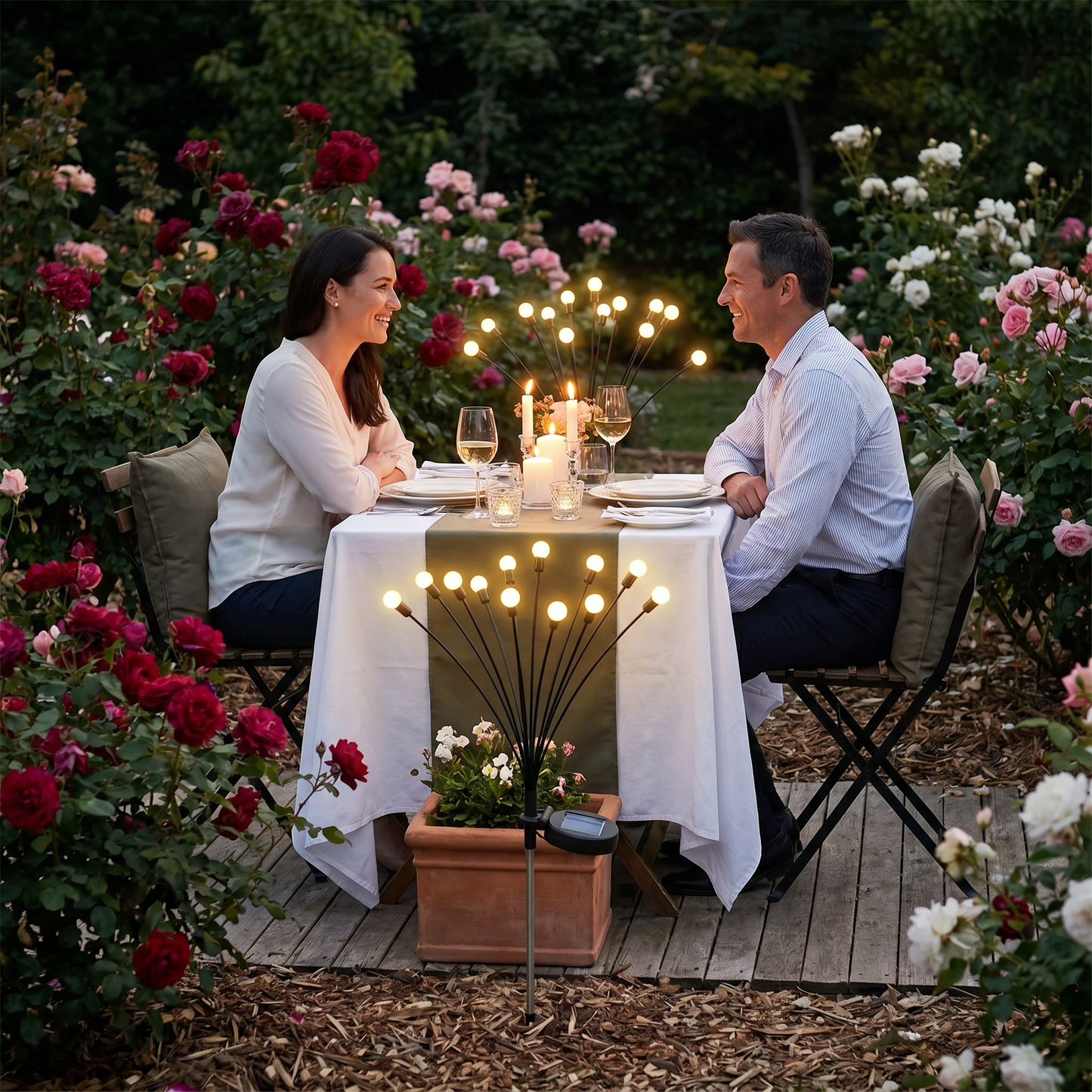 Solar Fireflies Garden Lights