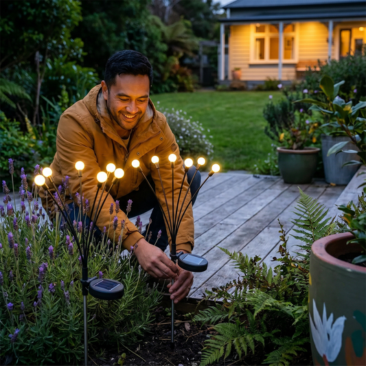 Solar Fireflies Garden Lights
