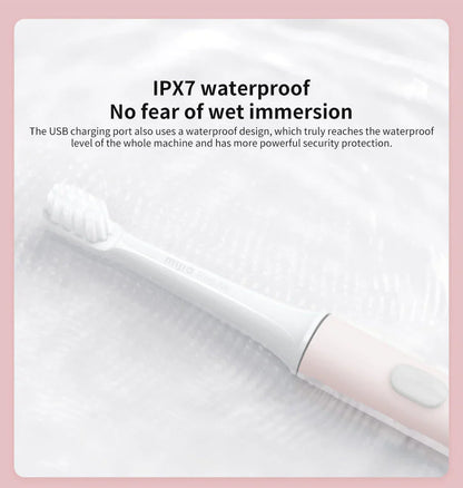 Electric Sonic Toothbrush - Waterproof and USB Rechargeable
