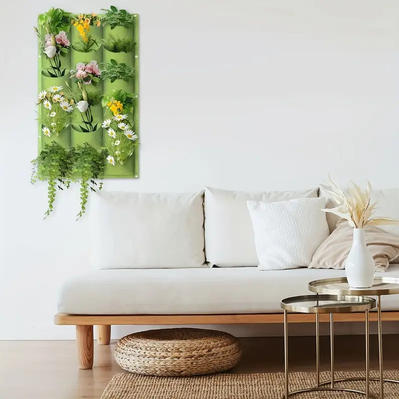 Felt Plant Bag for Vertical Wall Mounting - Three - Dimensional , Non - Woven Plant Bag