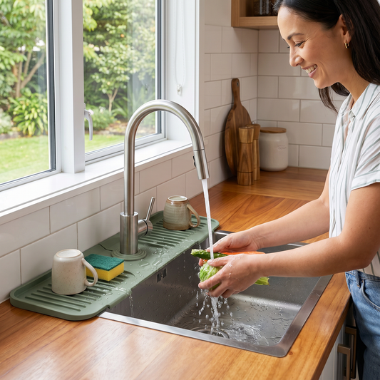 Silicone Splash Guard Sink Mat