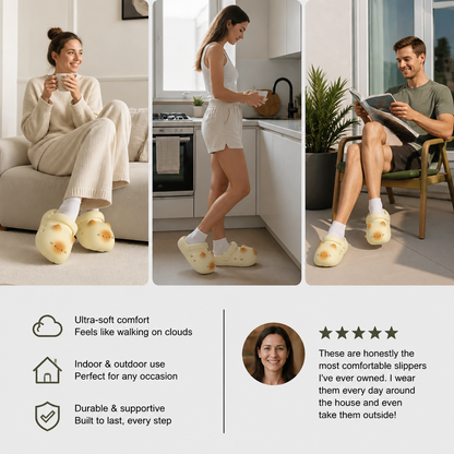 KittyCloud Comfort Clogs – Ultra-Soft Cat Slippers