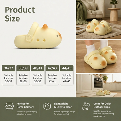 KittyCloud Comfort Clogs – Ultra-Soft Cat Slippers