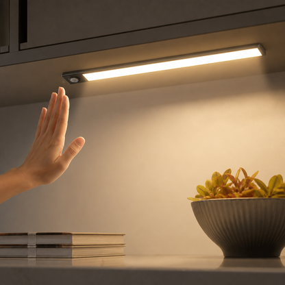 Wireless LED Under-Cabinet Light with Motion Sensor – Magnetic & Dimmable