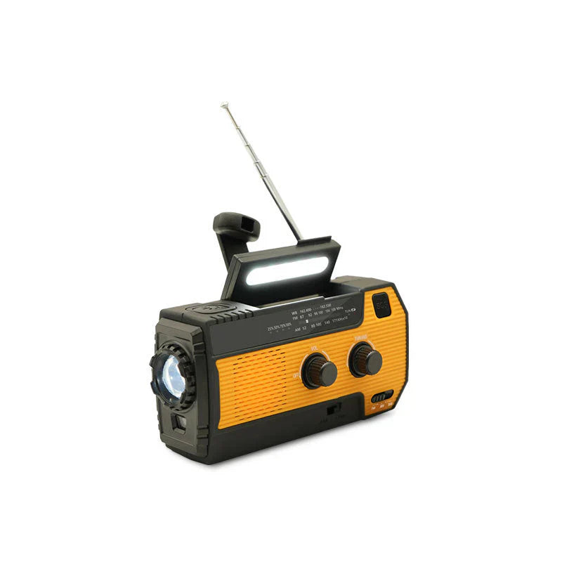 Portable Emergency Radio With Solar Energy - 5 Power Sources For Maximum Reliability
