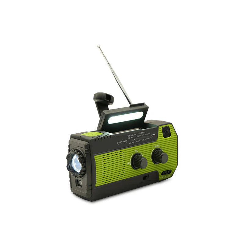 Portable Emergency Radio With Solar Energy - 5 Power Sources For Maximum Reliability