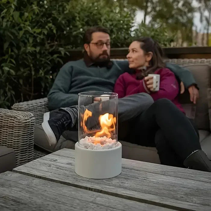 Modern Portable Table Fire Lantern