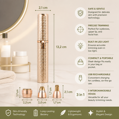3-in-1 Precision Electric Beauty Trimmer