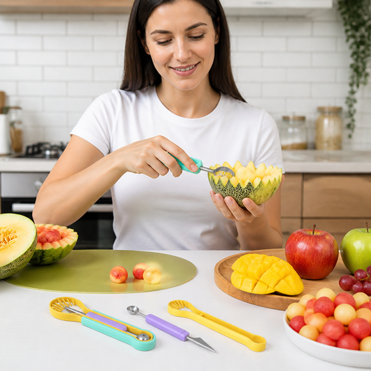 3-in-1 Fruit Carving & Baller Tool Set