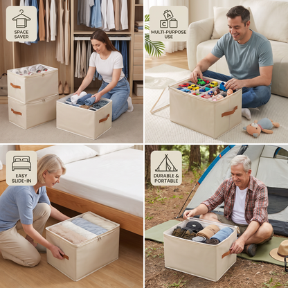 Collapsible Shoe Organizer with Easy-Access Design for Wardrobe Storage