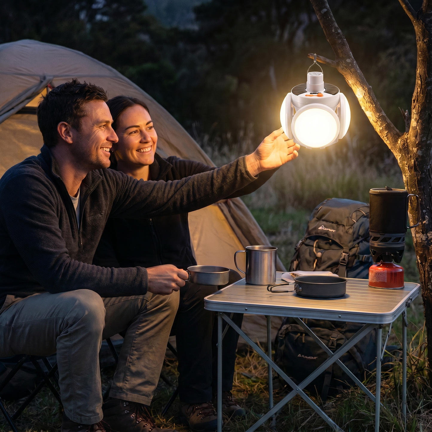 Practical Solar Outdoor and Camping Lamp