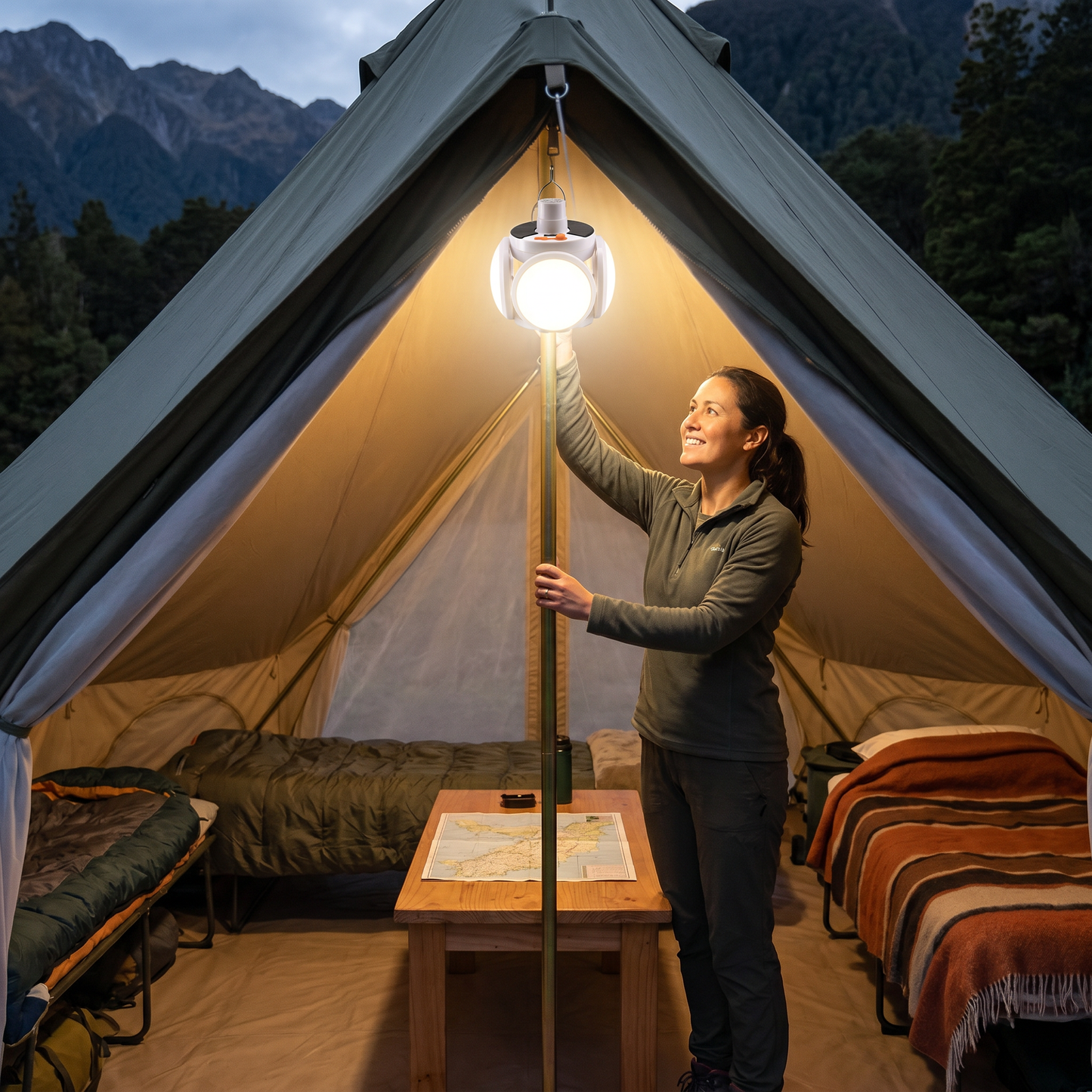 Practical Solar Outdoor and Camping Lamp