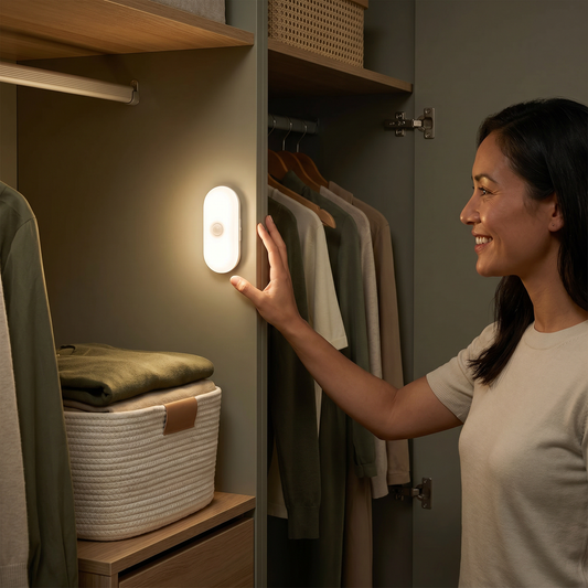 Smart LED Night Light with Motion Sensor – Mini, Wireless & Energy Saving