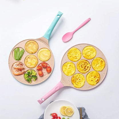 Breakfast Frying Pan For Children - Fun Pancake & Fried Egg Moulds
